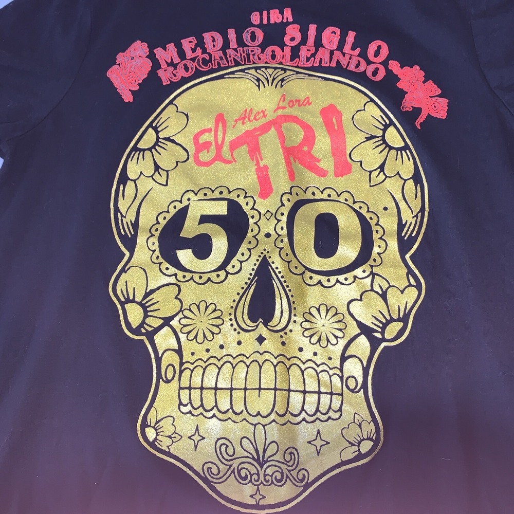 EL TRI T-Shirt‎ RARE Logo Mexico Alex Lora 2019 Tour - Picture 2 of 6